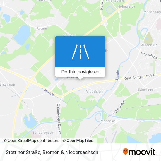 Stettiner Straße Karte
