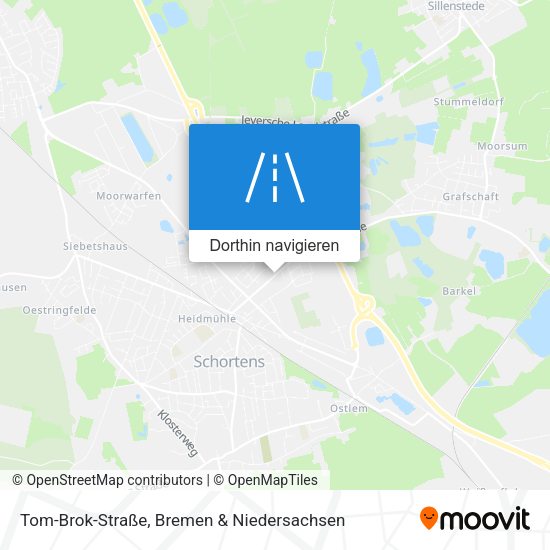 Tom-Brok-Straße Karte