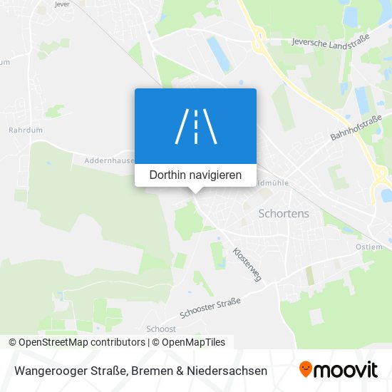 Wangerooger Straße Karte