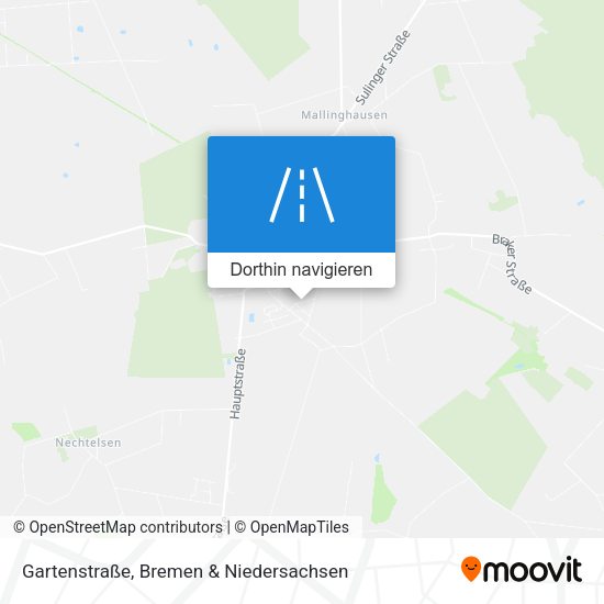 Gartenstraße Karte