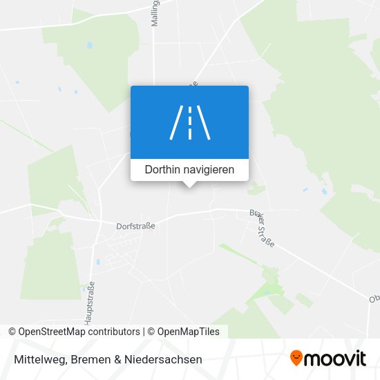 Mittelweg Karte