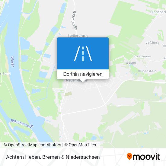 Achtern Heben Karte