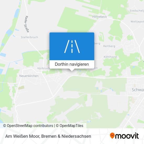 Am Weißen Moor Karte