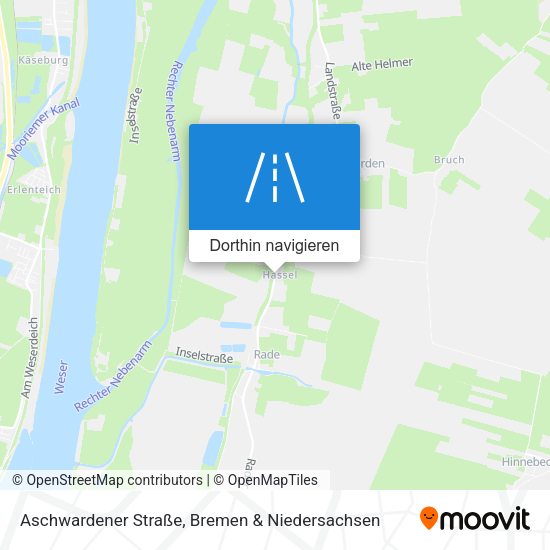 Aschwardener Straße Karte