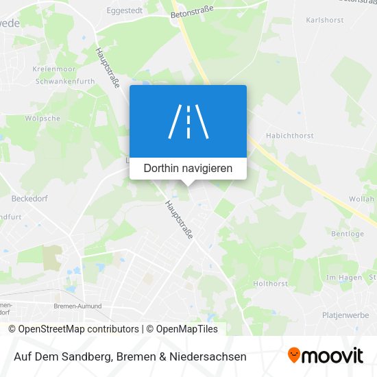 Auf Dem Sandberg Karte