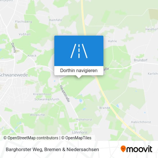 Barghorster Weg Karte