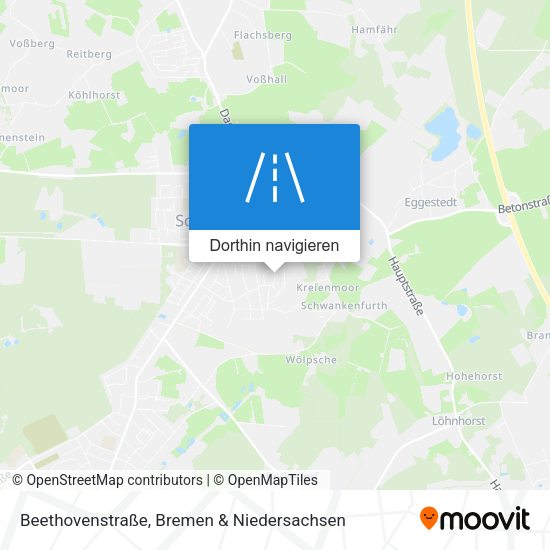 Beethovenstraße Karte