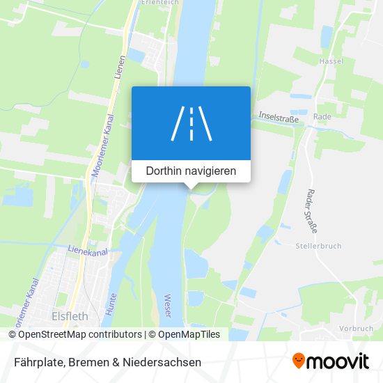 Fährplate Karte