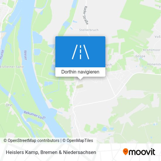 Heislers Kamp Karte