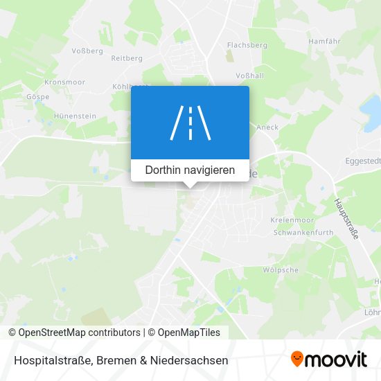 Hospitalstraße Karte