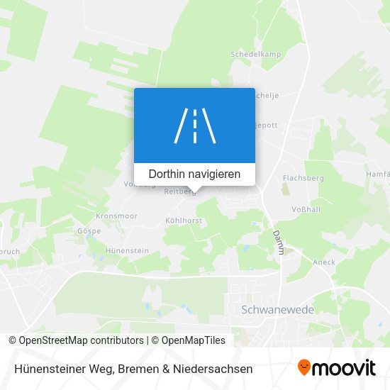 Hünensteiner Weg Karte