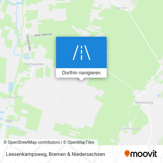 Leesenkampsweg Karte