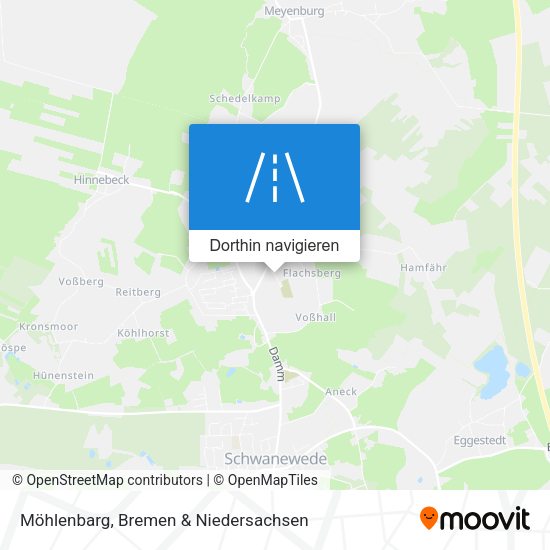 Möhlenbarg Karte