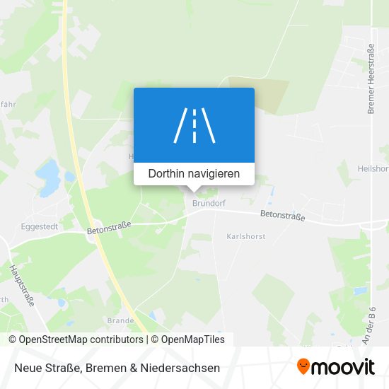 Neue Straße Karte
