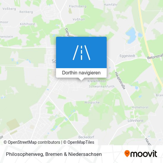 Philosophenweg Karte