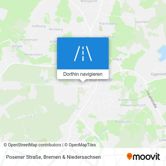 Posener Straße Karte