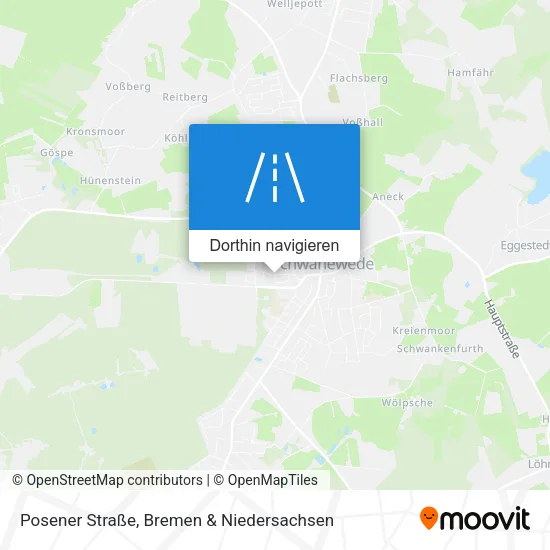 Posener Straße Karte