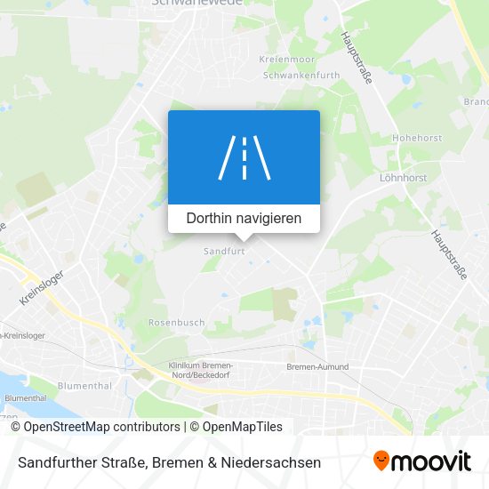 Sandfurther Straße Karte