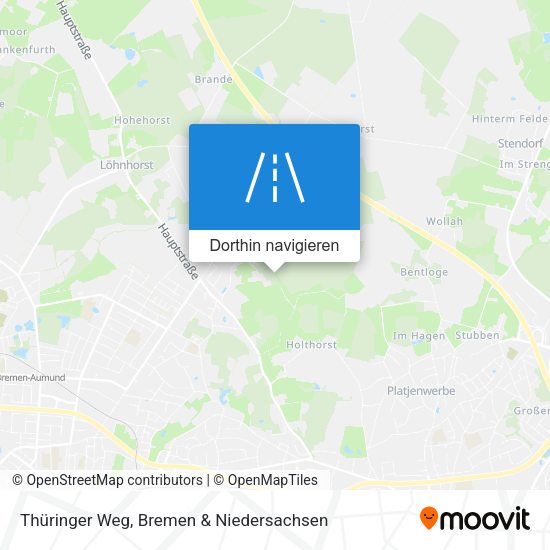 Thüringer Weg Karte