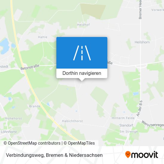 Verbindungsweg Karte
