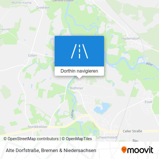 Alte Dorfstraße Karte
