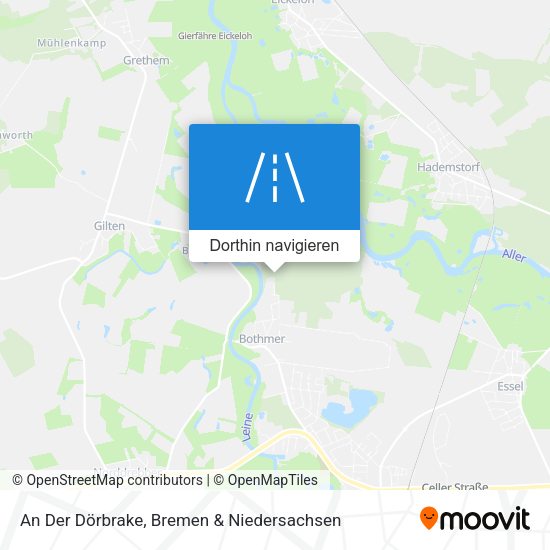 An Der Dörbrake Karte