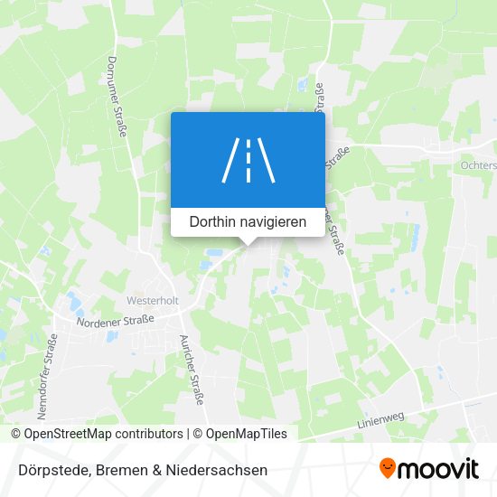 Dörpstede Karte