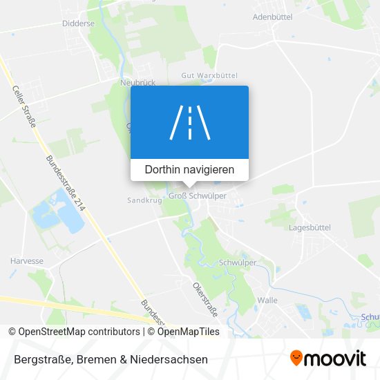 Bergstraße Karte