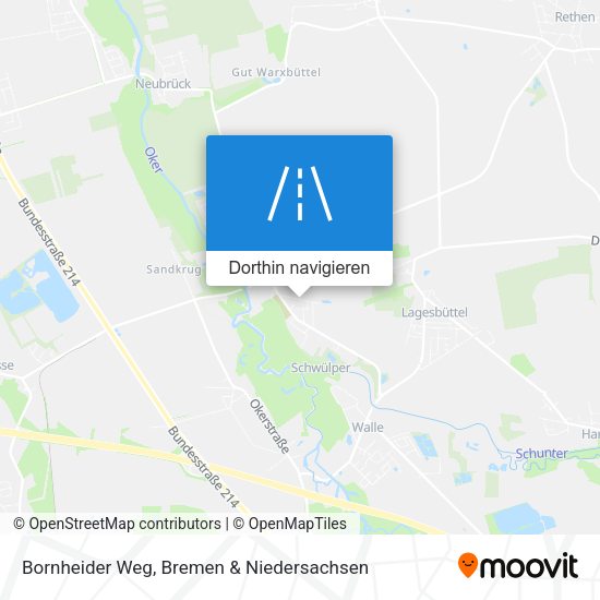 Bornheider Weg Karte