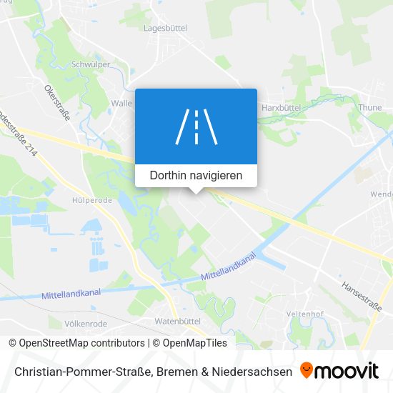 Christian-Pommer-Straße Karte