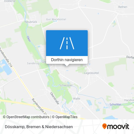 Dösskamp Karte