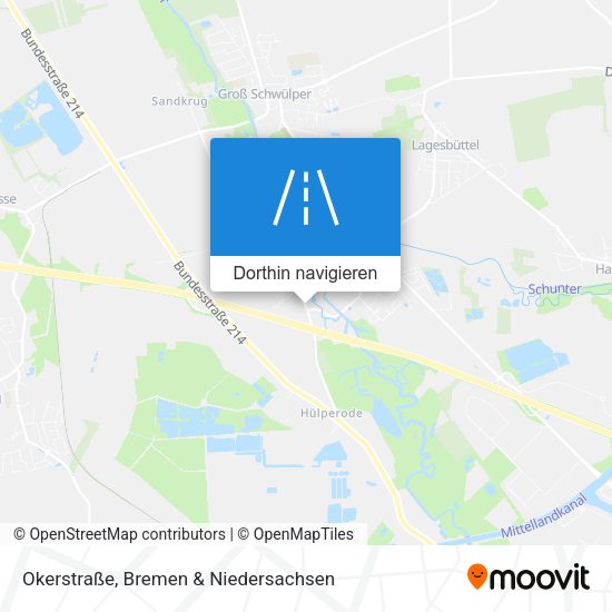 Okerstraße Karte