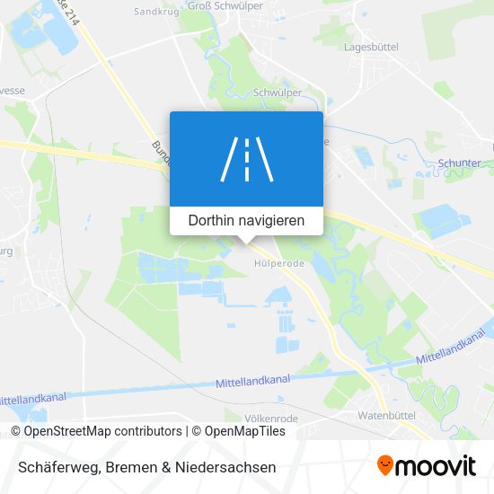 Schäferweg Karte