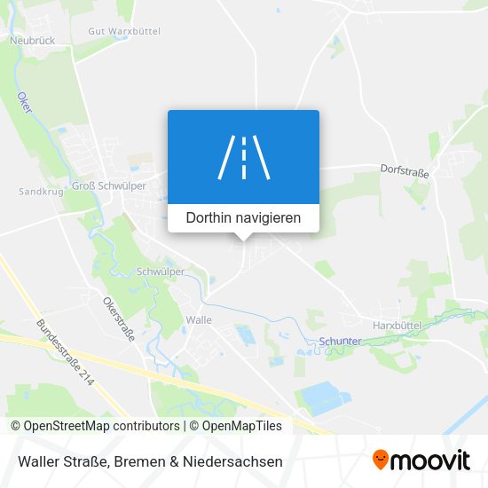Waller Straße Karte