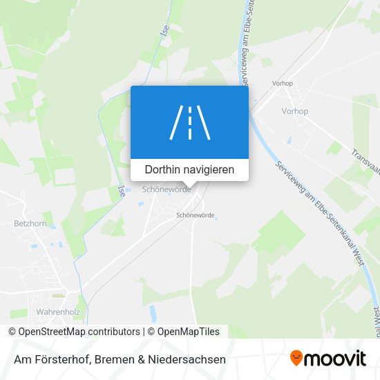 Am Försterhof Karte