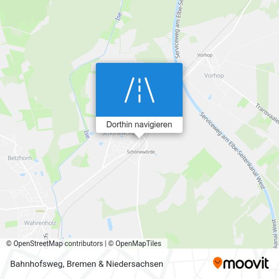 Bahnhofsweg Karte