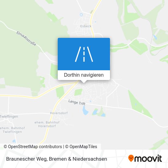 Braunescher Weg Karte