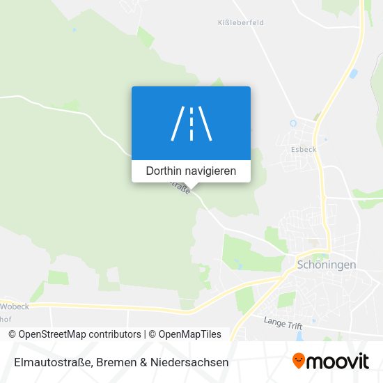 Elmautostraße Karte