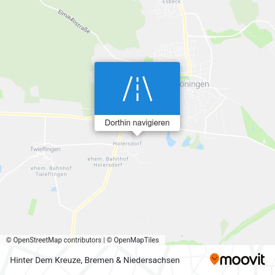 Hinter Dem Kreuze Karte