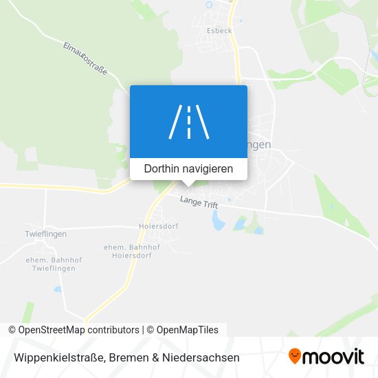 Wippenkielstraße Karte
