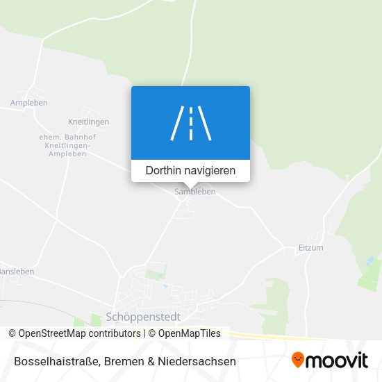 Bosselhaistraße Karte