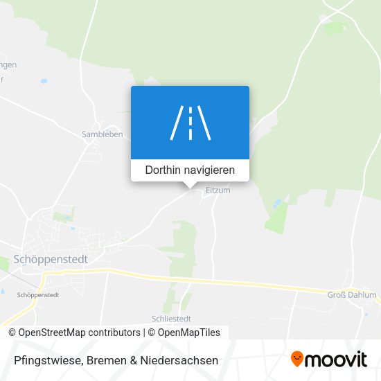 Pfingstwiese Karte