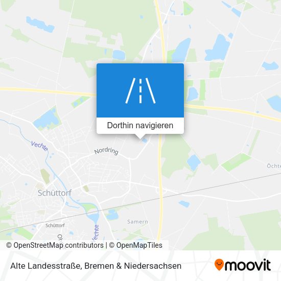 Alte Landesstraße Karte