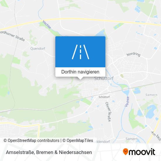 Amselstraße Karte