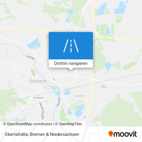 Ebertstraße Karte