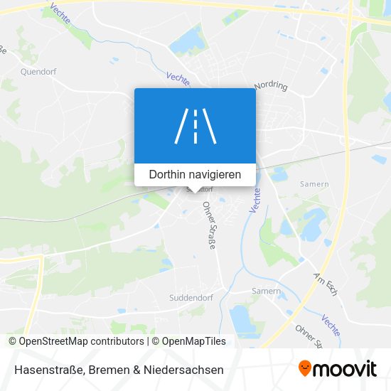 Hasenstraße Karte