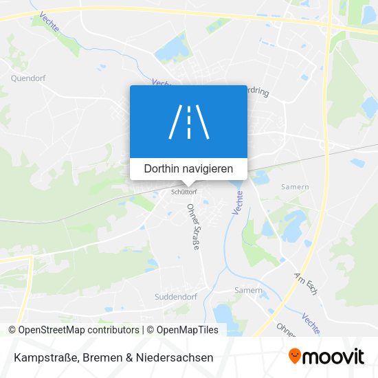 Kampstraße Karte