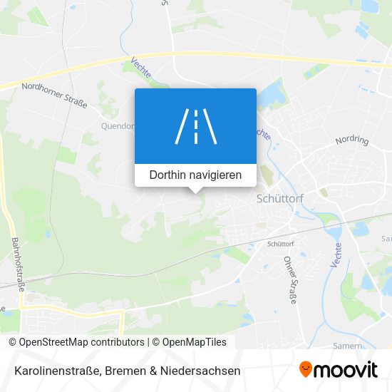 Karolinenstraße Karte