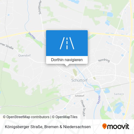 Königsberger Straße Karte