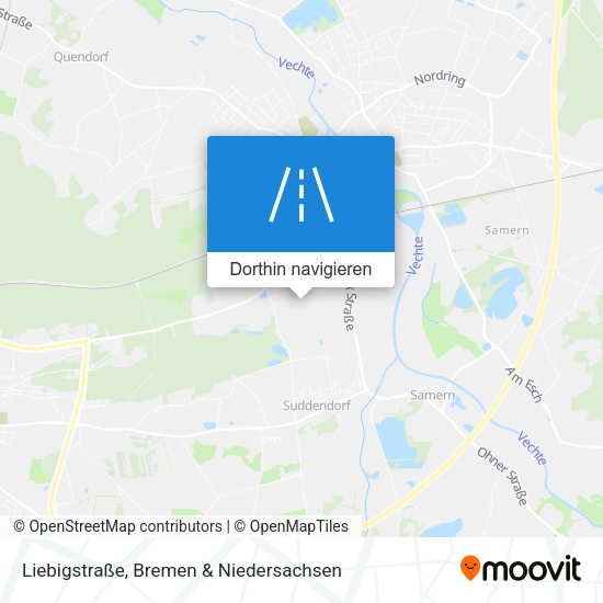 Liebigstraße Karte
